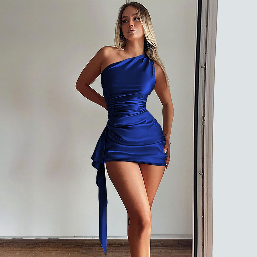 Satin Mini Dress 299