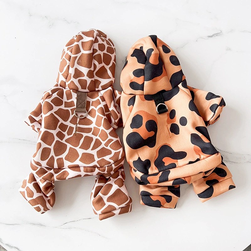 狗狗冬季动物纹连体衣 Dog Winter Animal-Print Jumpsuit